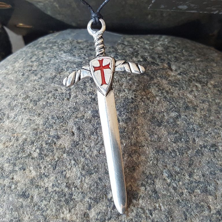 Pendentif Rune ING En étain Avec Cordon Noir - Bijou Viking Neuf Sans Emballage