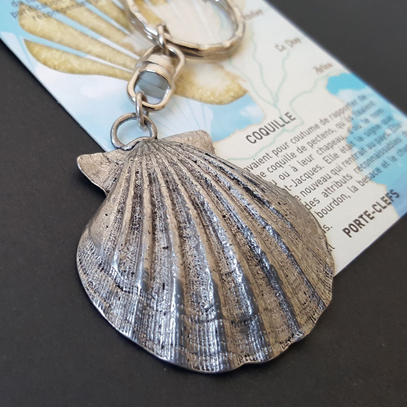 porte-clefs-coquille-saint-jacques-de-compostelle