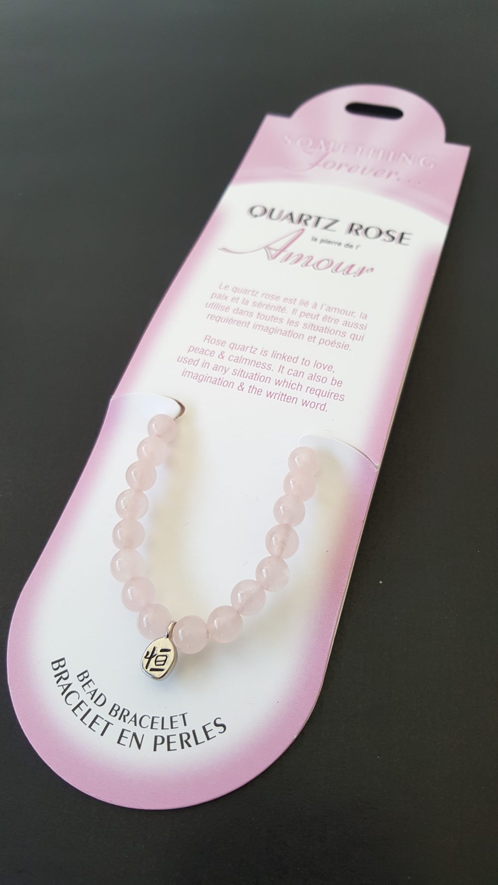 Bracelet de vie quartz rose