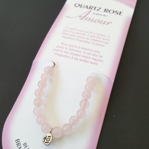 Bracelet de vie quartz rose